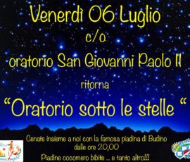 2018.07.06 Oratorio sotto le stelle