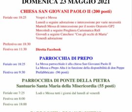 2021.05.23 orari Messe