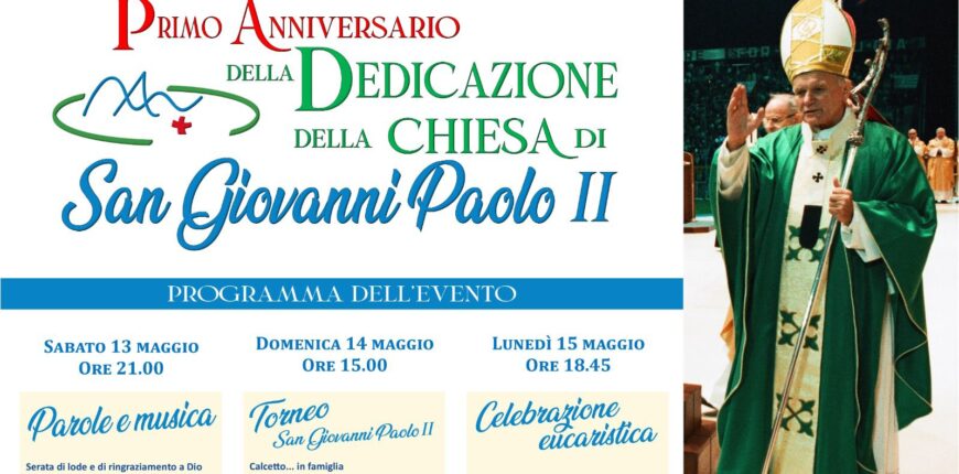 2023.05.13-15 1° anniversario dedicazione