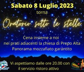 2023.07.08 Oratorio sotto le stelle