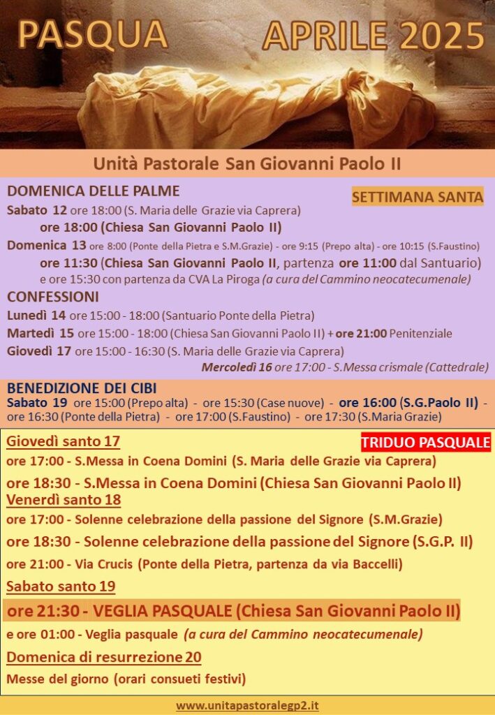 Aprile 2025 - Pasqua